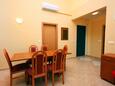 Rogoznica, Jídelna v ubytování typu apartment, s klimatizací, domácí mazlíčci povoleni a WiFi.