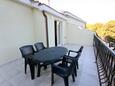 Rogoznica, Terrace in the apartment, with a sea view, (pet friendly) and WiFi.