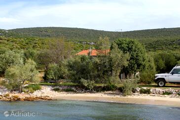 Zuborovica, Pašman, Alloggio 321 - Casa vacanze vicino al mare con la spiaggia sabbiosa.