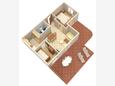 Kampor, План в размещении типа apartment, WiFi.