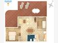 Kampor, План в размещении типа apartment, WiFi.