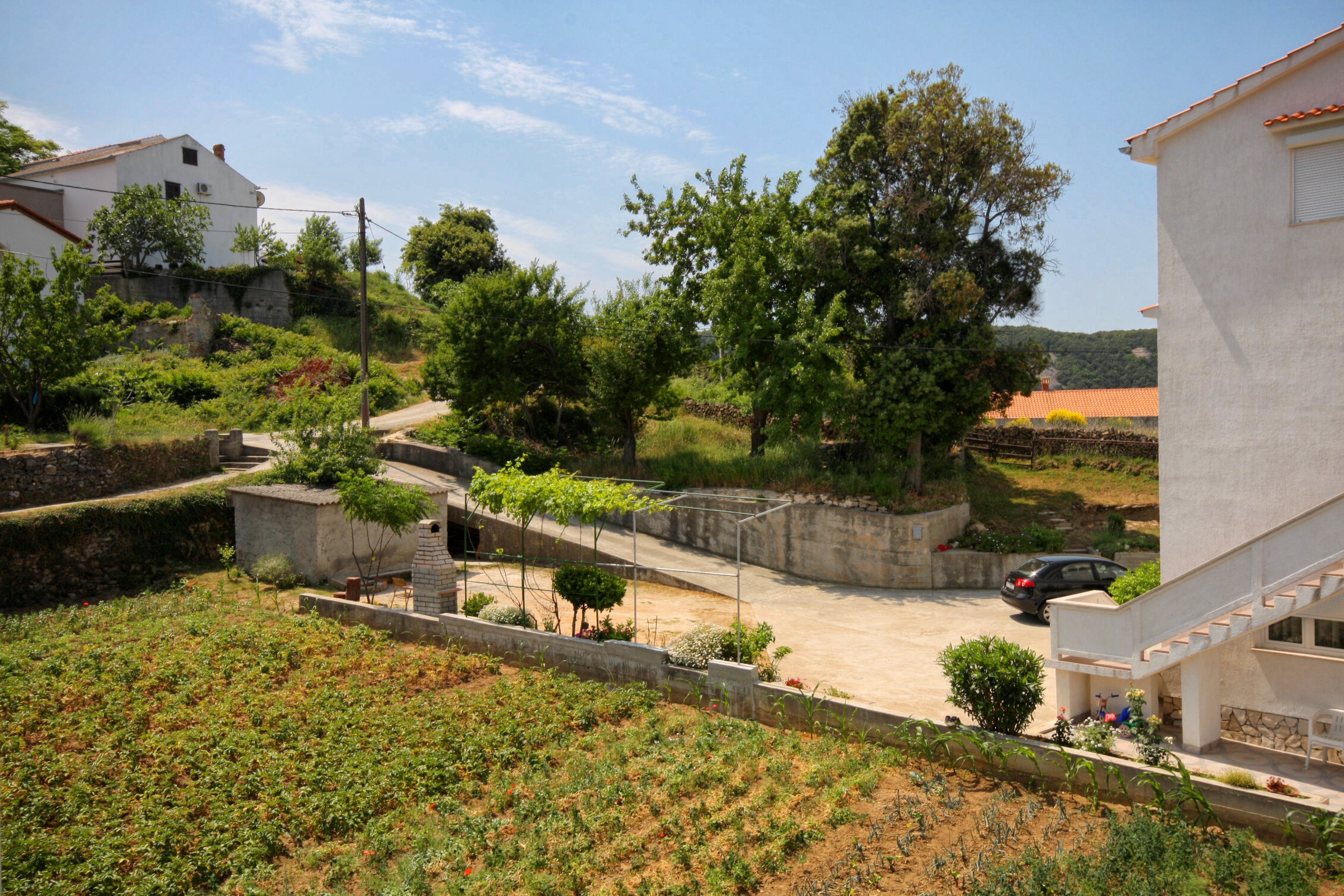 One bedroom apartment with terrace and sea view Kampor, Rab  A-c