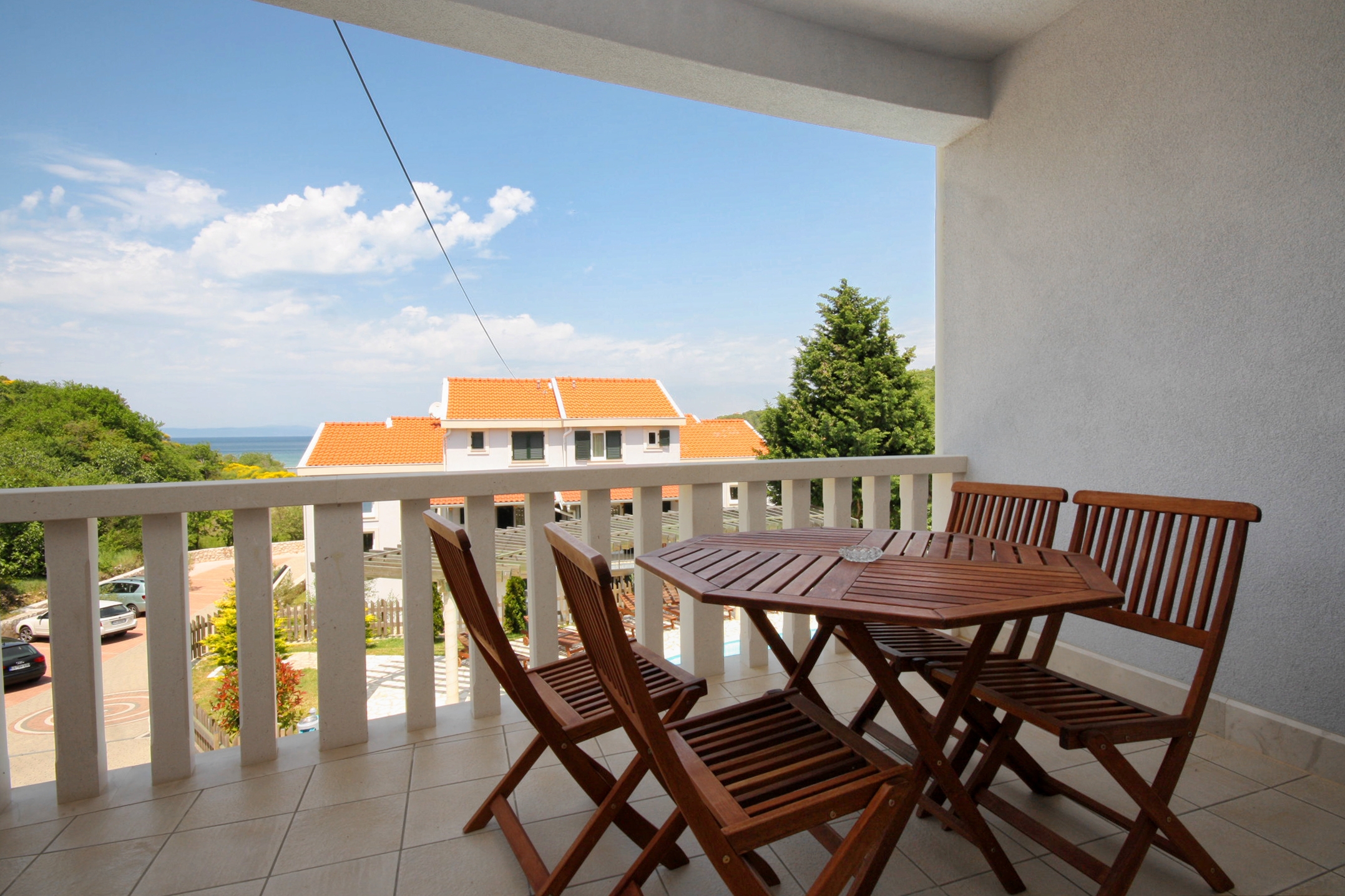 One bedroom apartment with terrace and sea view Kampor, Rab (A-3214-c)