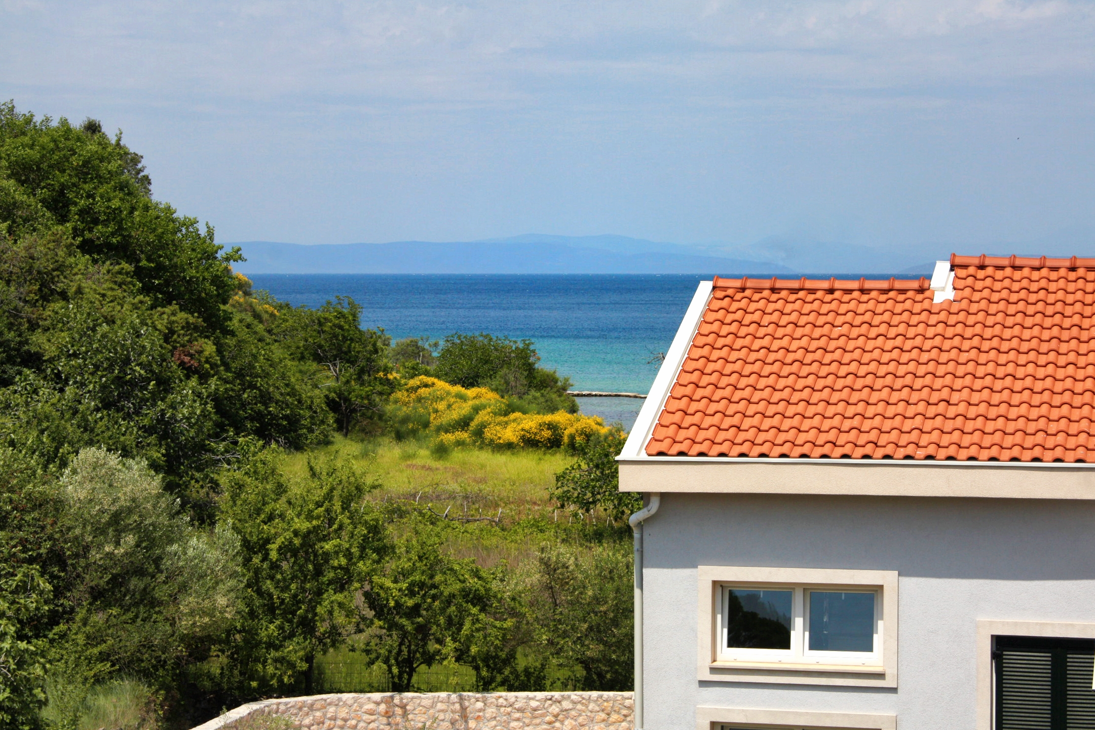 One bedroom apartment with terrace and sea view Kampor, Rab  A-c
