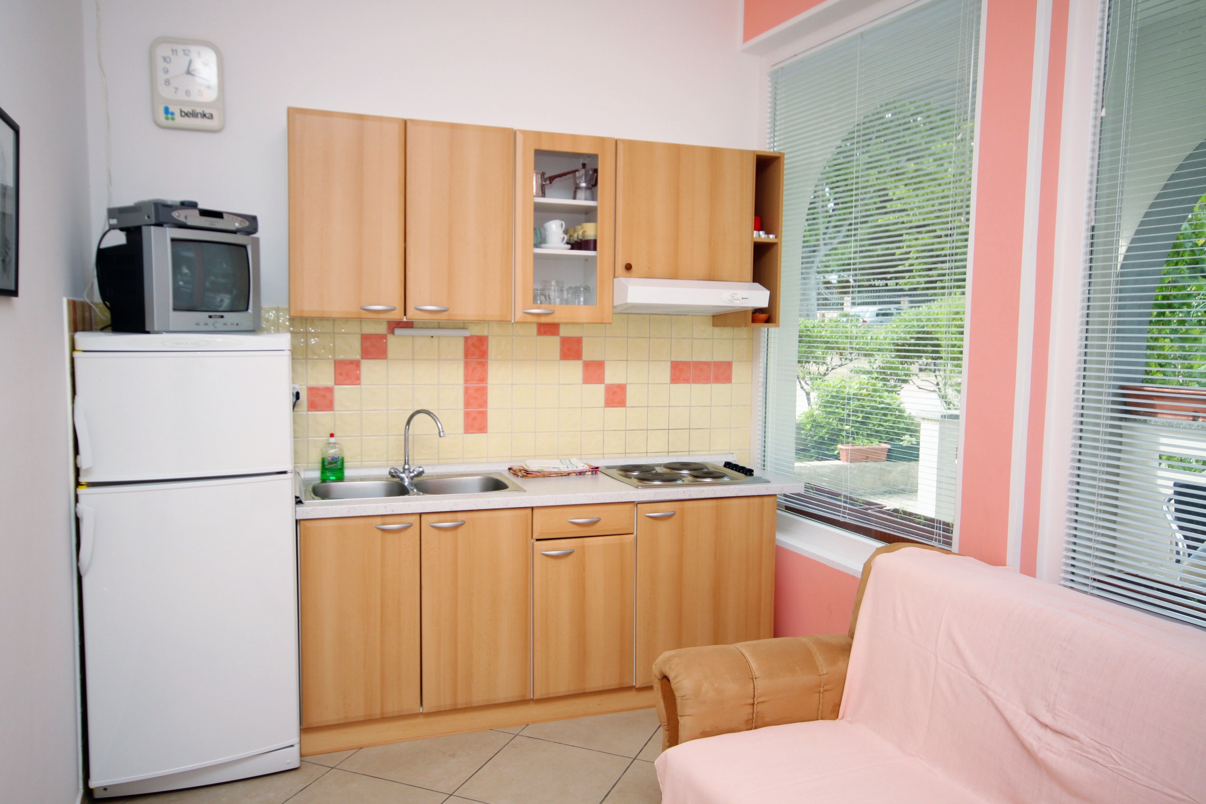 One bedroom apartment with terrace Baška, Krk  A-b