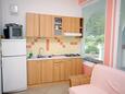 Kitchen Baška, Kitchen in the apartment, (pet friendly) and WiFi.