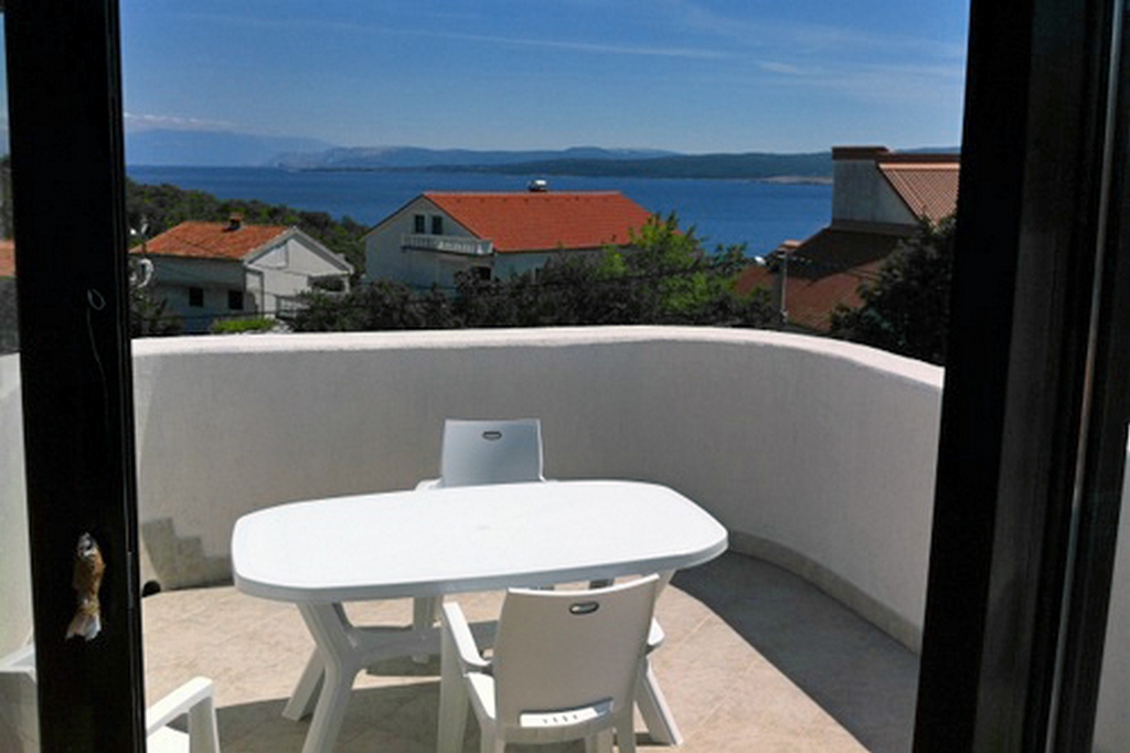 One bedroom apartment with terrace and sea view Jadranovo, Crikvenica (A-3237-b)