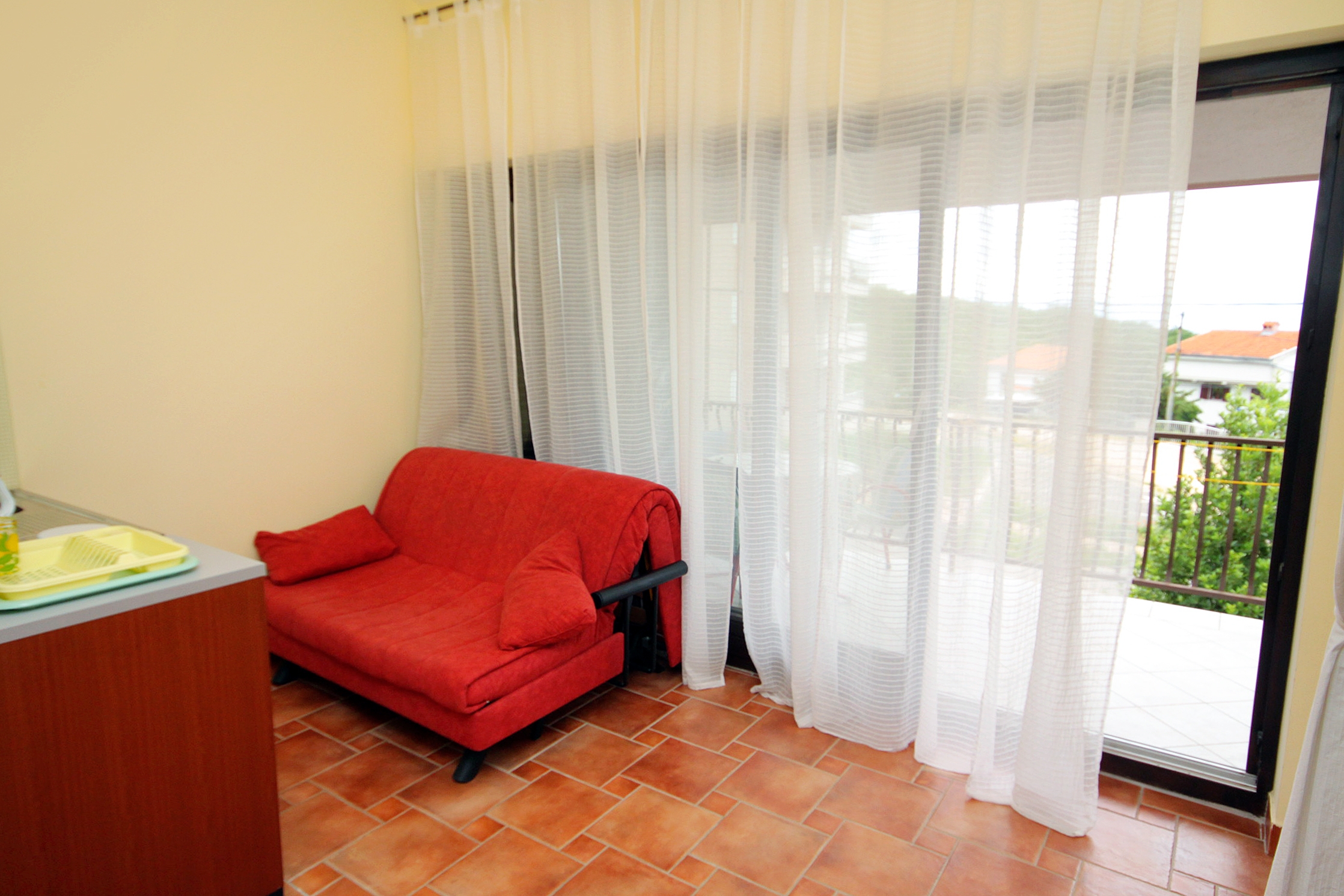 Studio apartman s terasom i pogledom na more Jadranovo, Crikvenica  AS-a