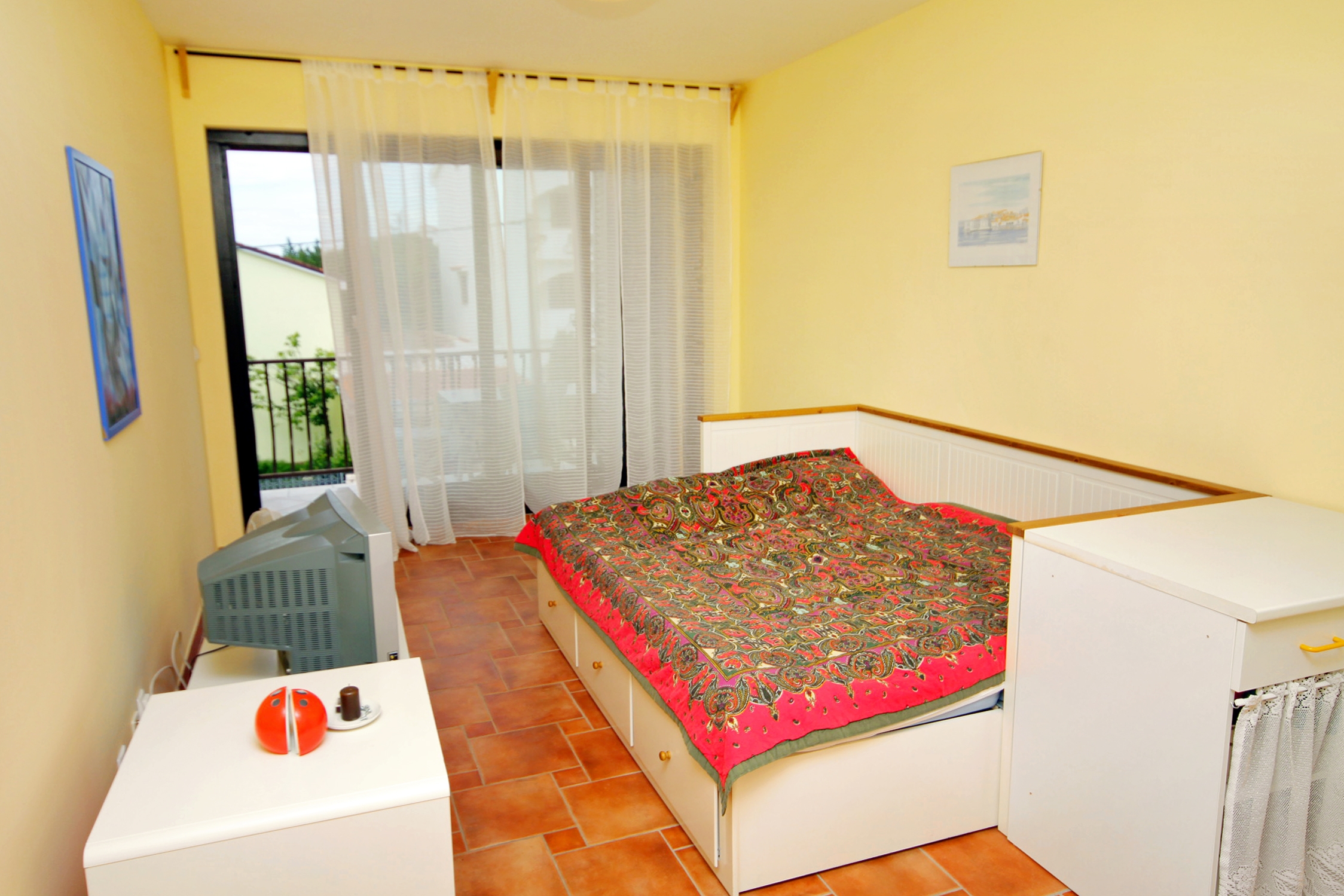 Studio apartman s terasom i pogledom na more Jadranovo, Crikvenica  AS-b