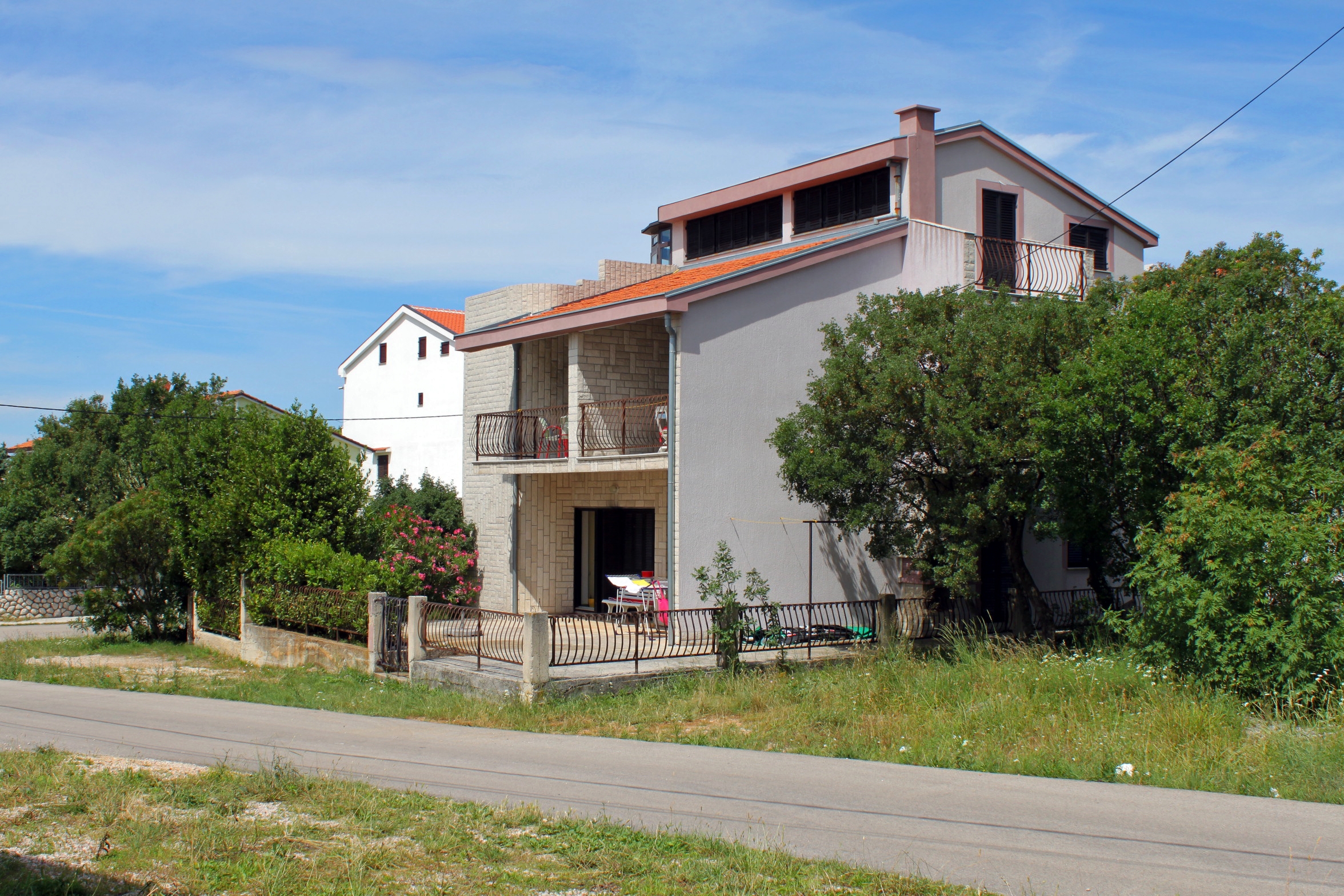 Jednosobni apartman s terasom i pogledom na more Jadranovo, Crikvenica  A-b