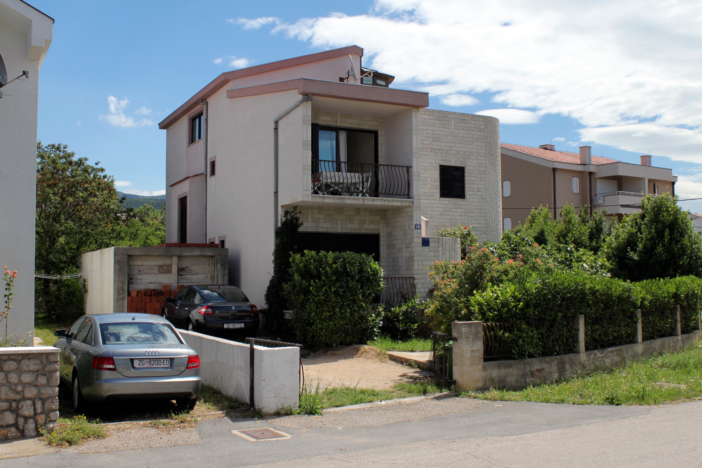 Jednosobni apartman s terasom i pogledom na more Jadranovo, Crikvenica  A-b