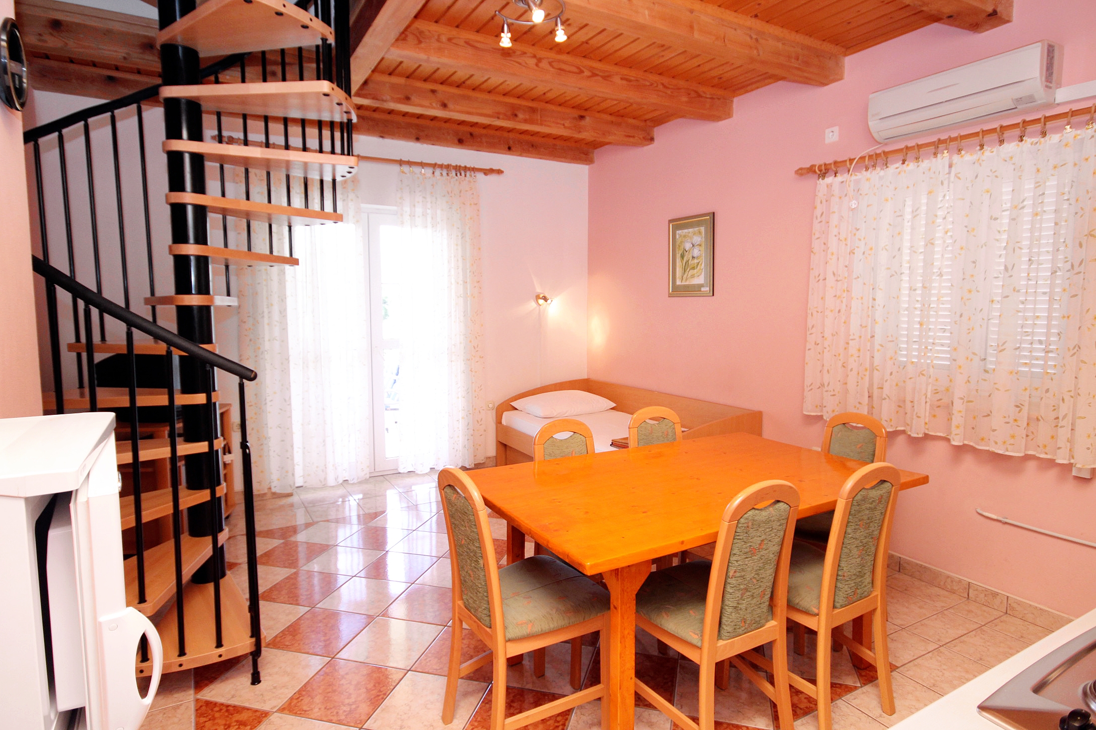 Two bedroom apartment with terrace Jadranovo, Crikvenica (A-3238-b)