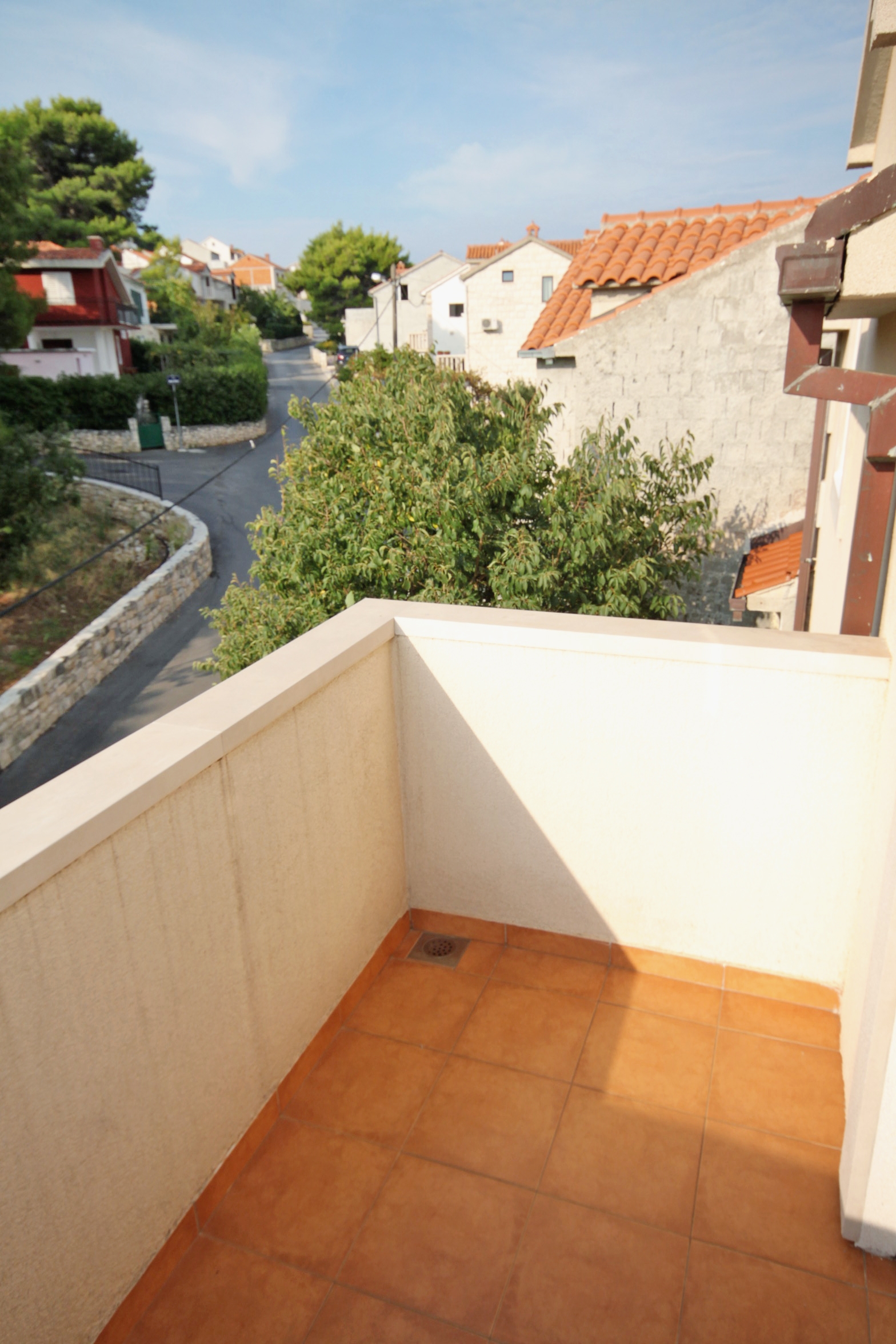 One bedroom apartment with terrace and sea view Postira, Brač  A-b