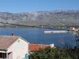 Vinjerac, Terrace - view in the studio-apartment, (pet friendly) and WiFi.