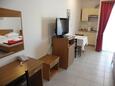 Vinjerac, Bedroom in the studio-apartment, (pet friendly) and WiFi.