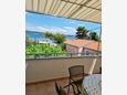 Terrace Neviđane, Terrace in the apartment, with a sea view and WiFi.
