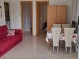 Sveti Petar, Jídelna v ubytování typu apartment, s klimatizací a WiFi.