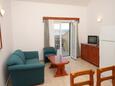 Living room Rogoznica, Living room in the apartment, air condition available, (pet friendly) and WiFi.