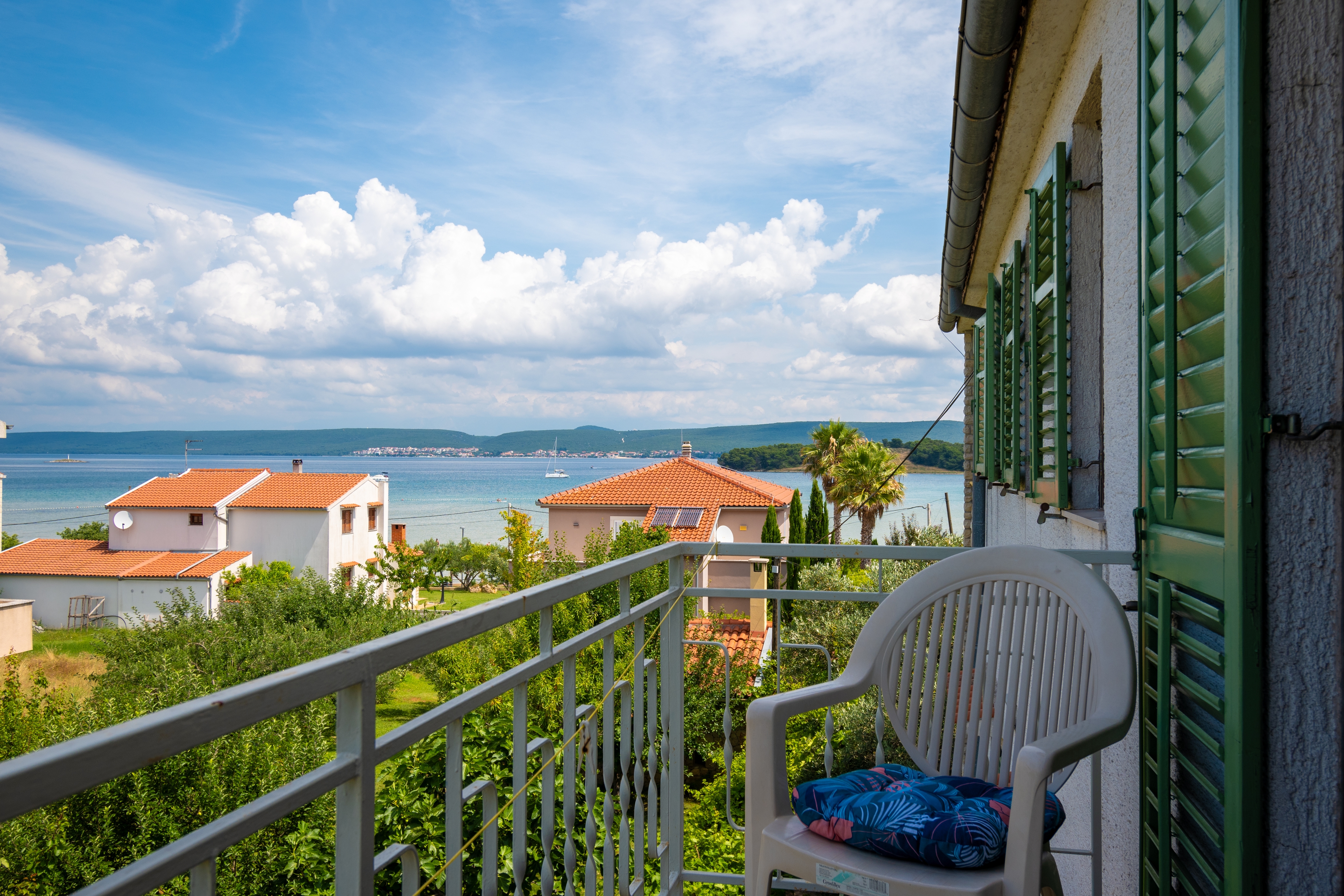 Studio apartman s terasom i pogledom na more Mrljane, Pašman  AS-a
