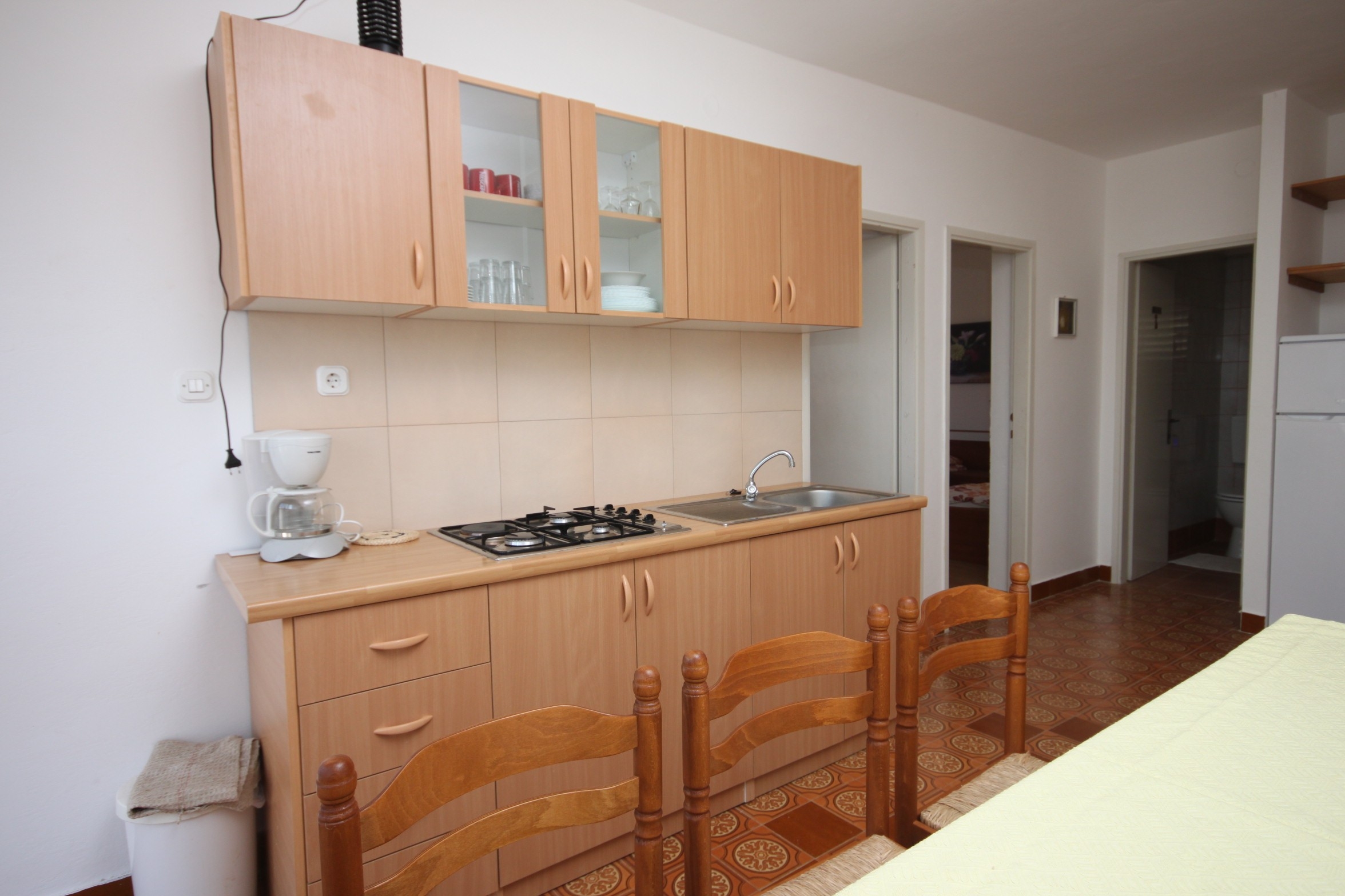 Three bedroom apartment with terrace and sea view Sukošan, Zadar  A-a