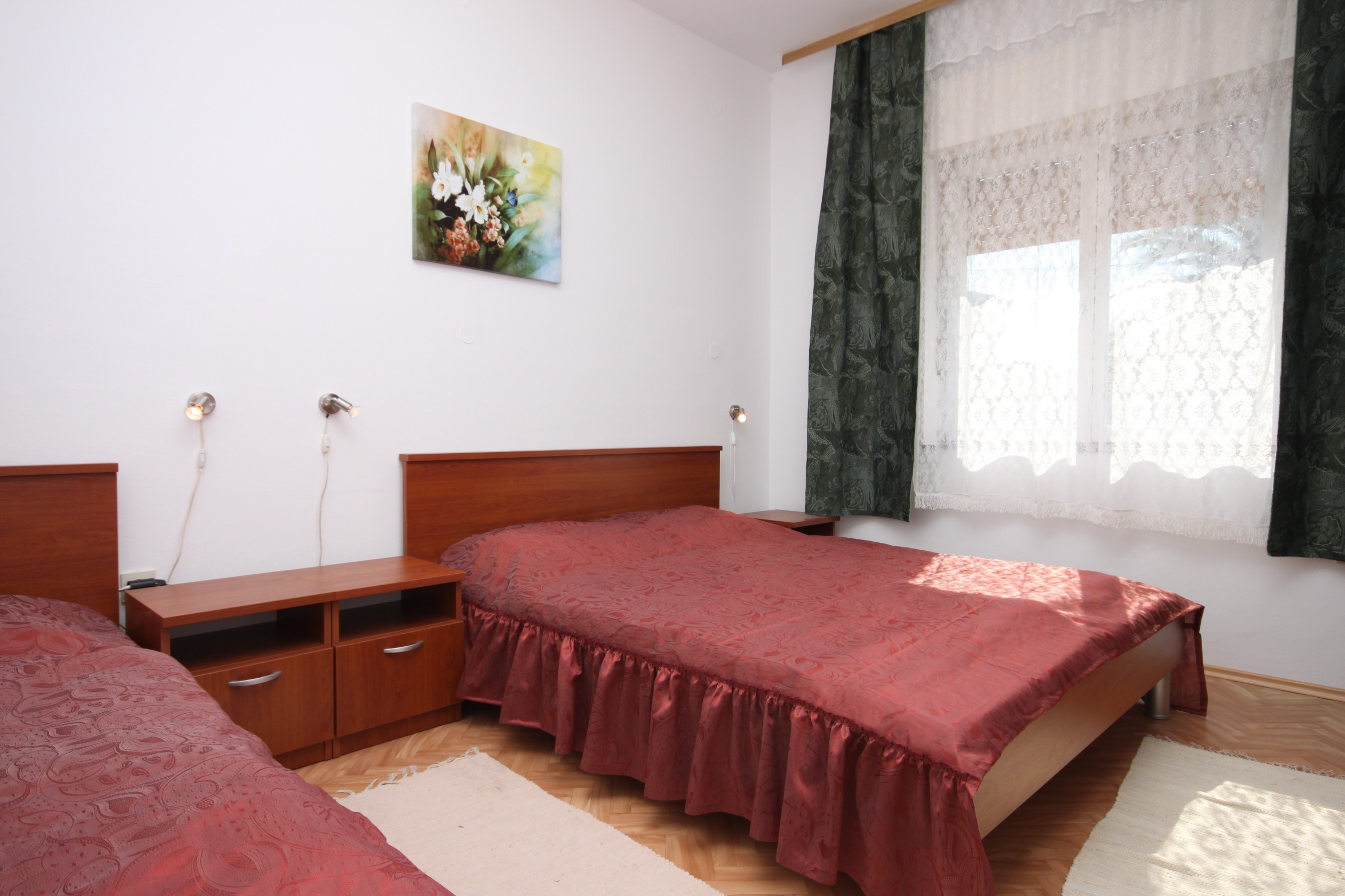Three bedroom apartment with terrace and sea view Sukošan, Zadar  A-b
