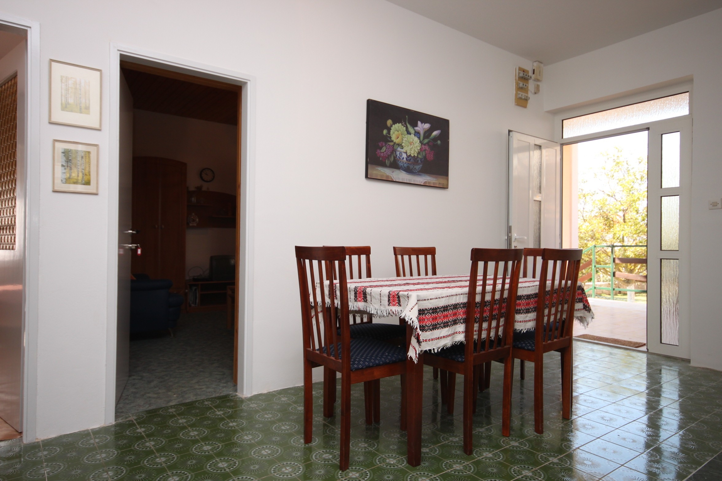 Three bedroom apartment with terrace and sea view Sukošan, Zadar  A-b