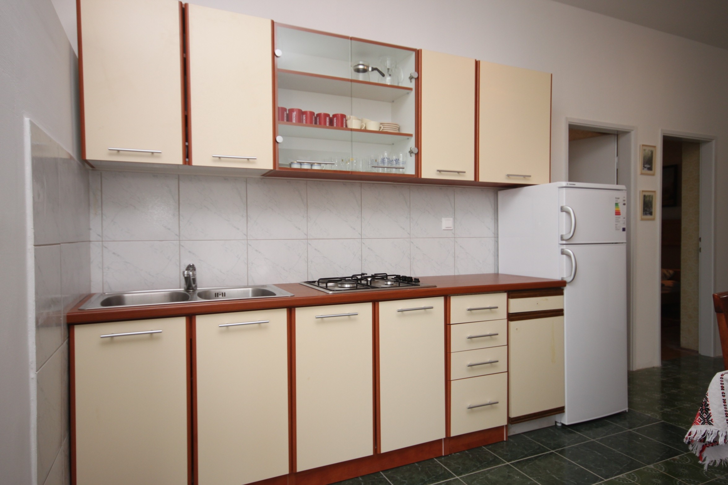 Three bedroom apartment with terrace and sea view Sukošan, Zadar  A-b
