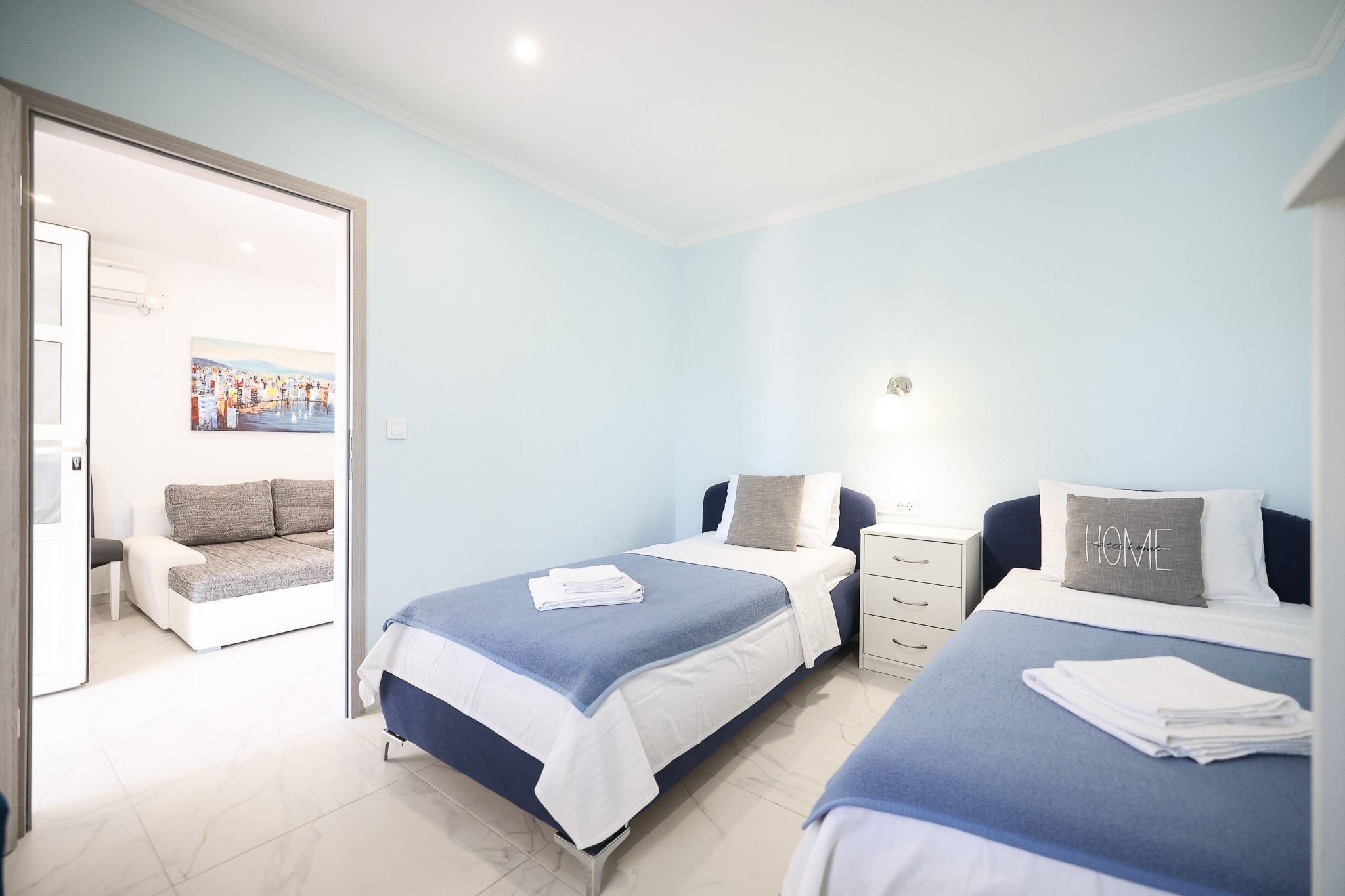 Two bedroom apartment near beach Petrčane, Zadar  A-b