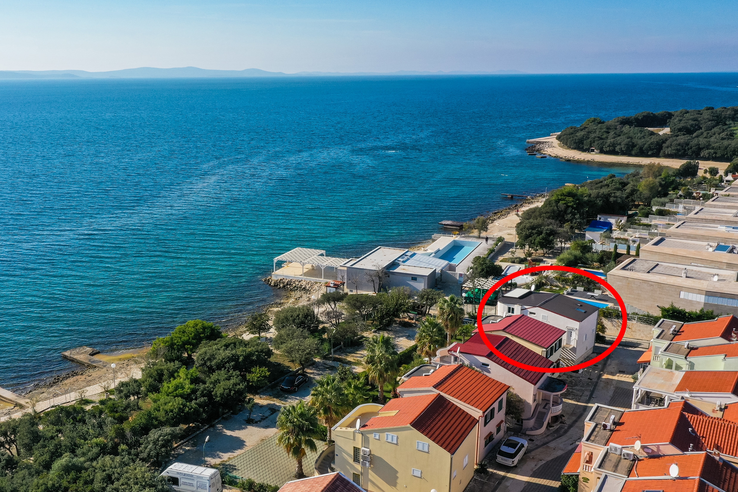 Two bedroom apartment near beach Petrčane, Zadar  A-b