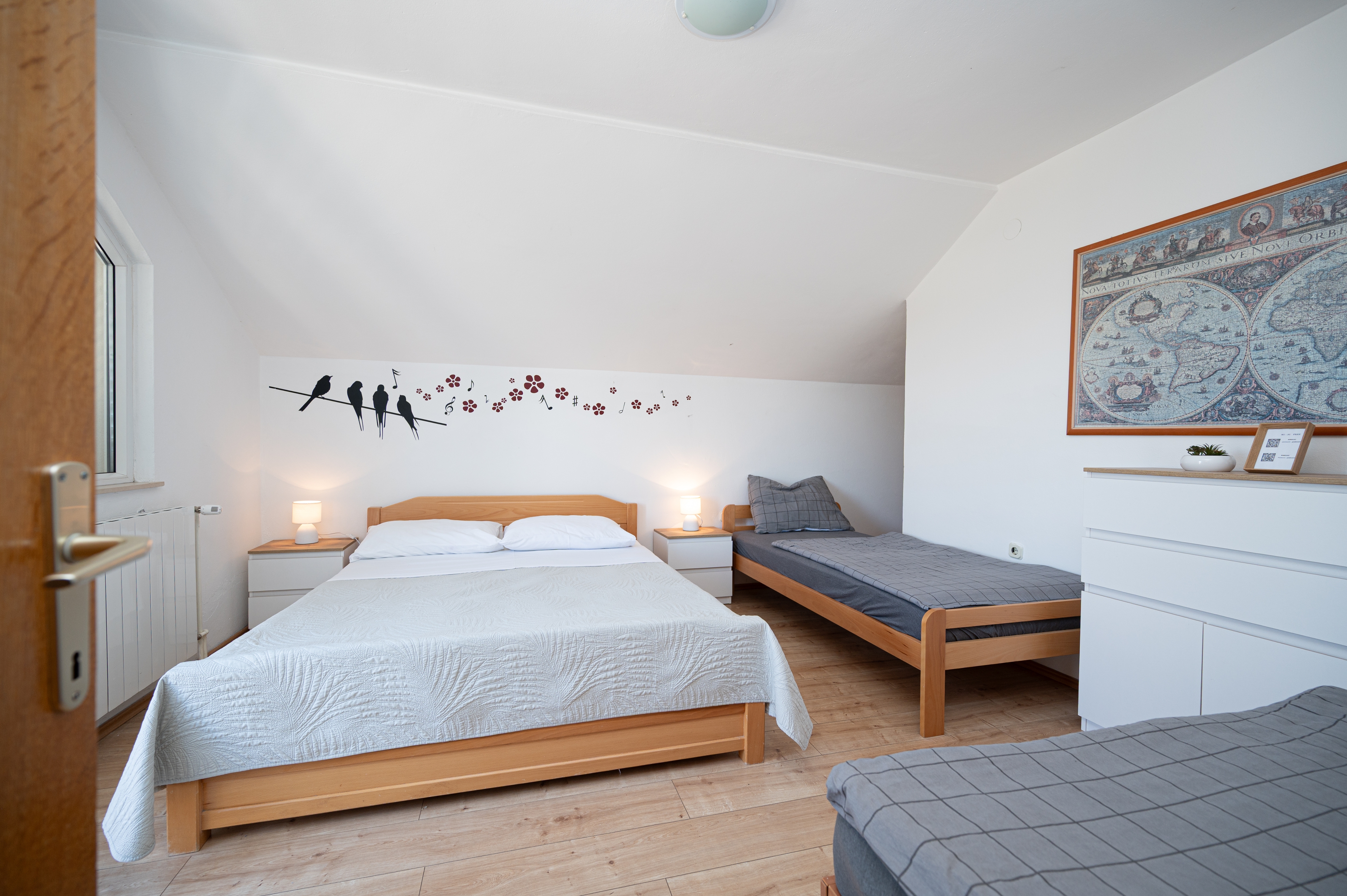 One bedroom apartment with balcony and sea view Vrsi - Mulo, Zadar (A-3276-a)