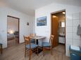 Dining room Vrsi - Mulo, Dining room in the apartment, (pet friendly) and WiFi.