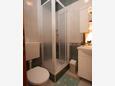 Bathroom Novalja, Bathroom in the apartment, (pet friendly) and WiFi.