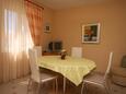 Novalja, Dining room in the apartment, (pet friendly) and WiFi.