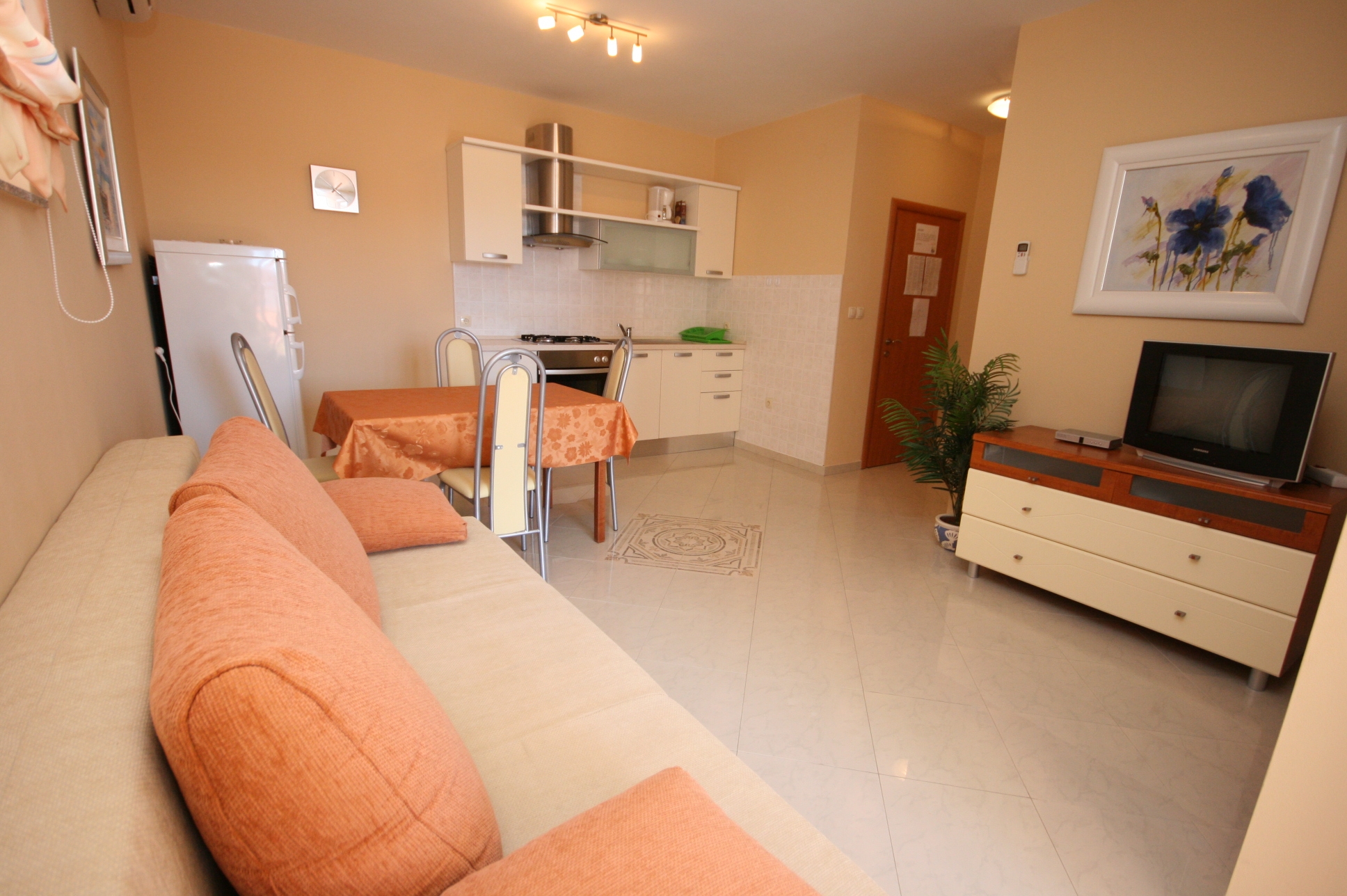 One bedroom apartment with terrace Novalja, Pag (A-3294-c)
