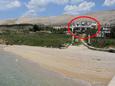 Property Pag, Pag, Property 3298 - Rooms near sea with pebble beach.