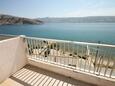Balkon Metajna, Balkon in folgender Unterkunftsart room, mit Meerblick, Haustiere erlaubt und WiFi.