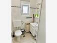 Bathroom Novalja, Bathroom in the apartment, (pet friendly) and WiFi.