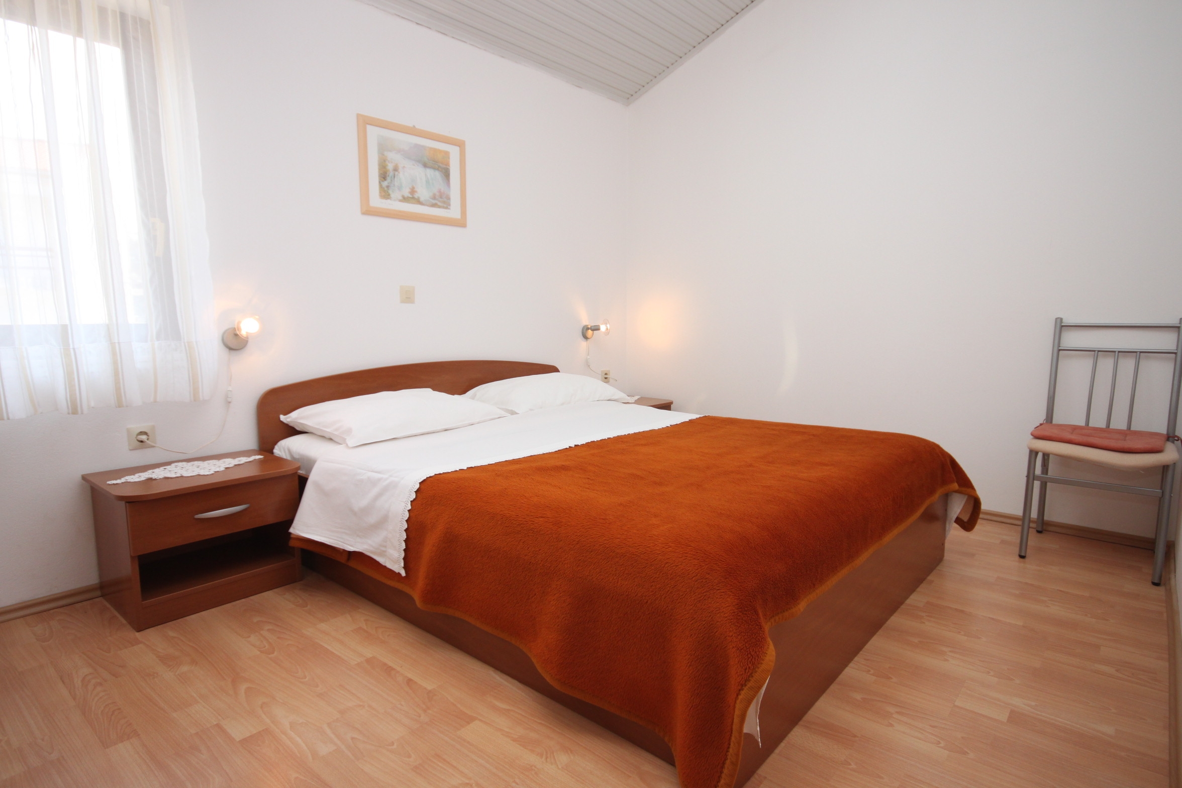 One bedroom apartment with terrace and sea view Novalja, Pag  A-e