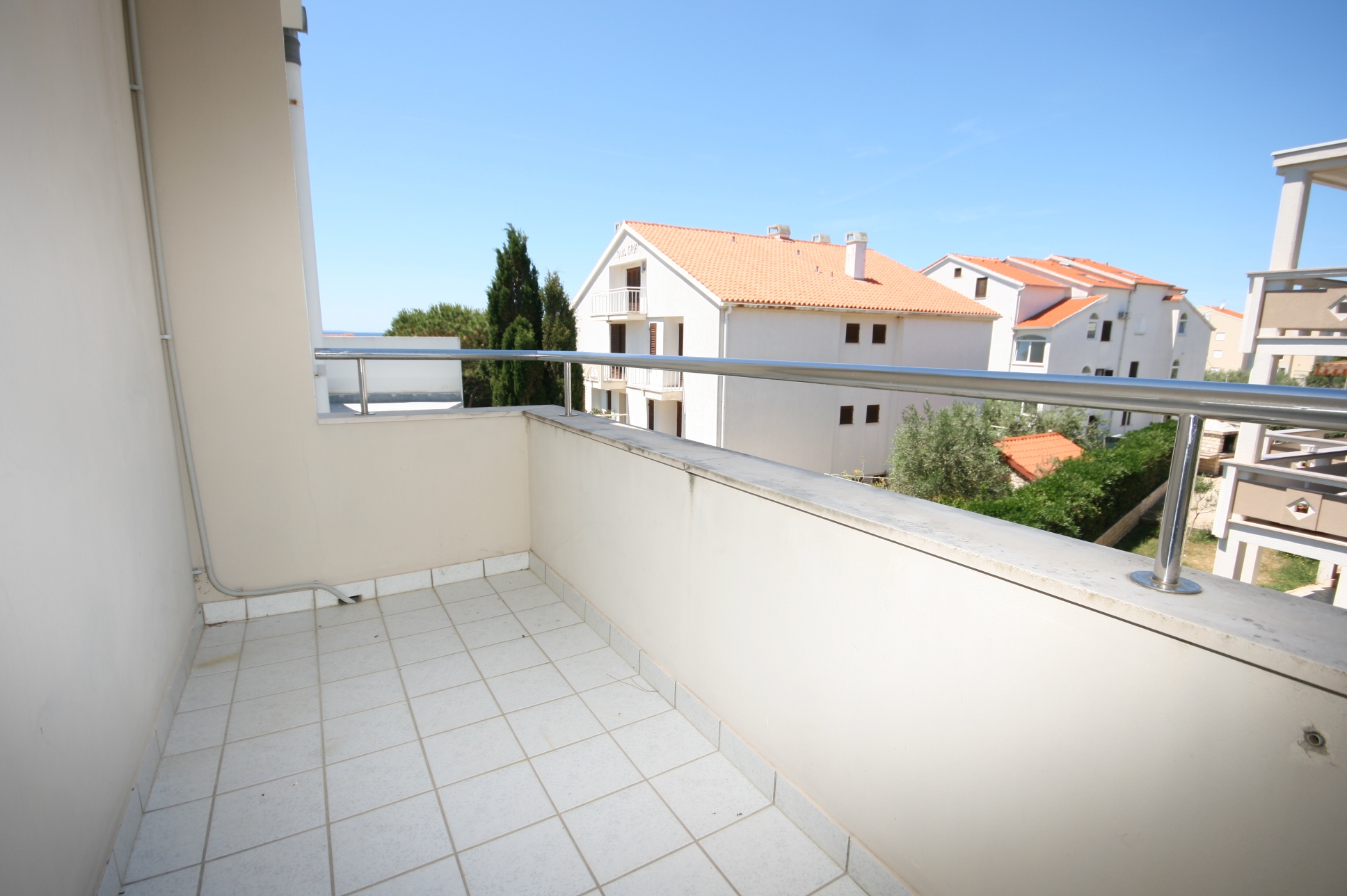 Two bedroom apartment with terrace and sea view Novalja, Pag  A-f