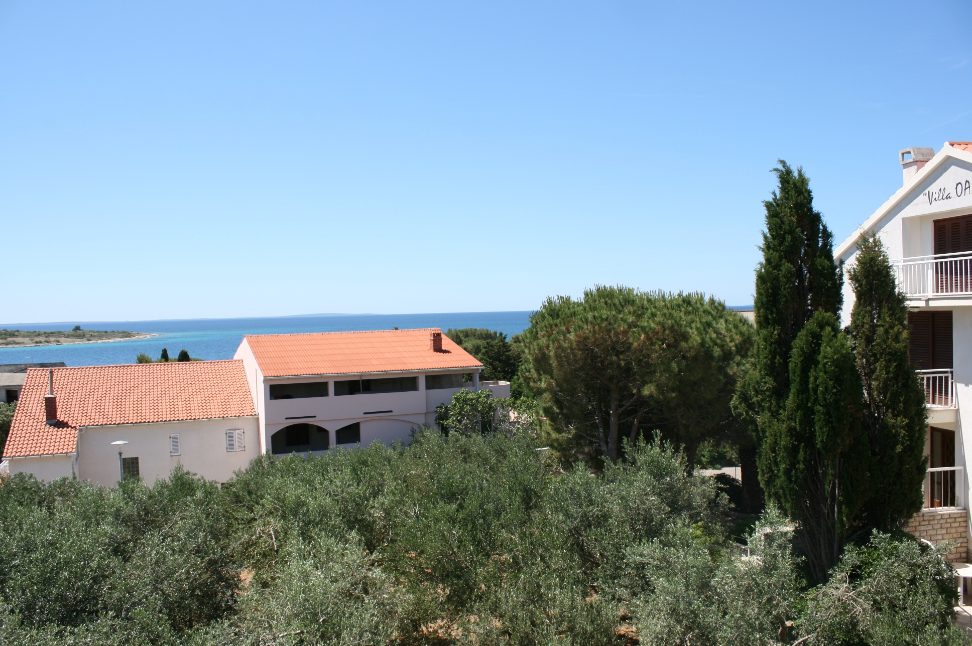 Two bedroom apartment with terrace and sea view Novalja, Pag  A-f