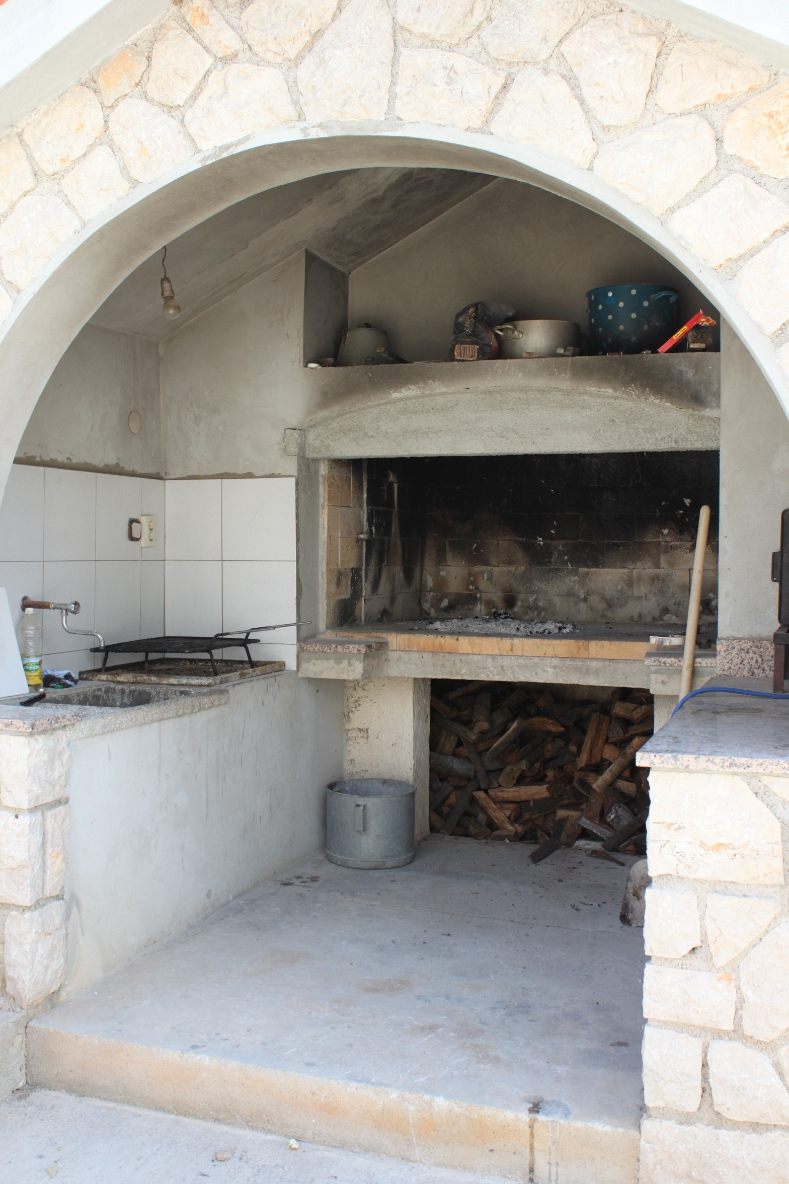 One bedroom apartment with terrace and sea view Novalja, Pag  A-e