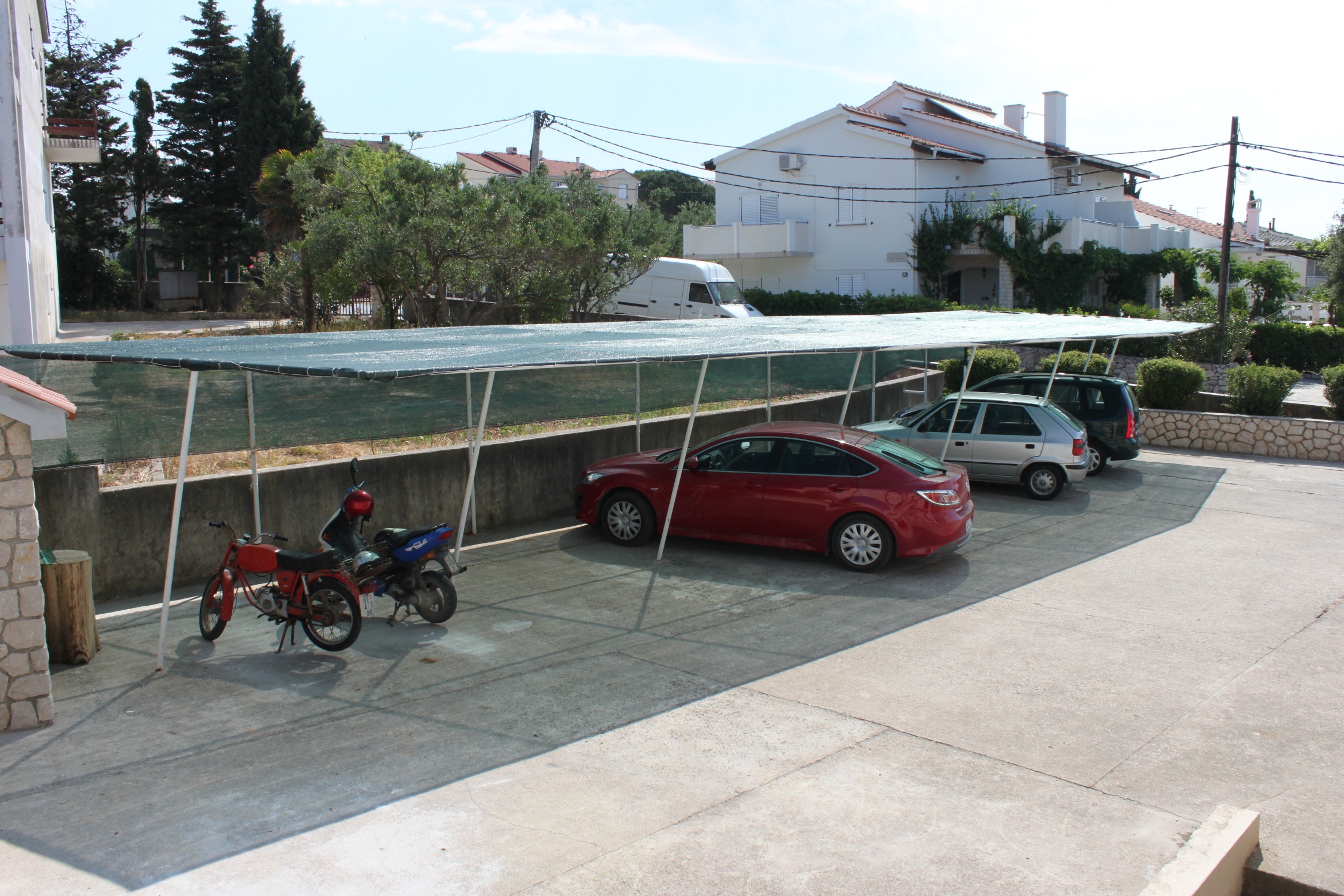 One bedroom apartment with terrace and sea view Novalja, Pag  A-e