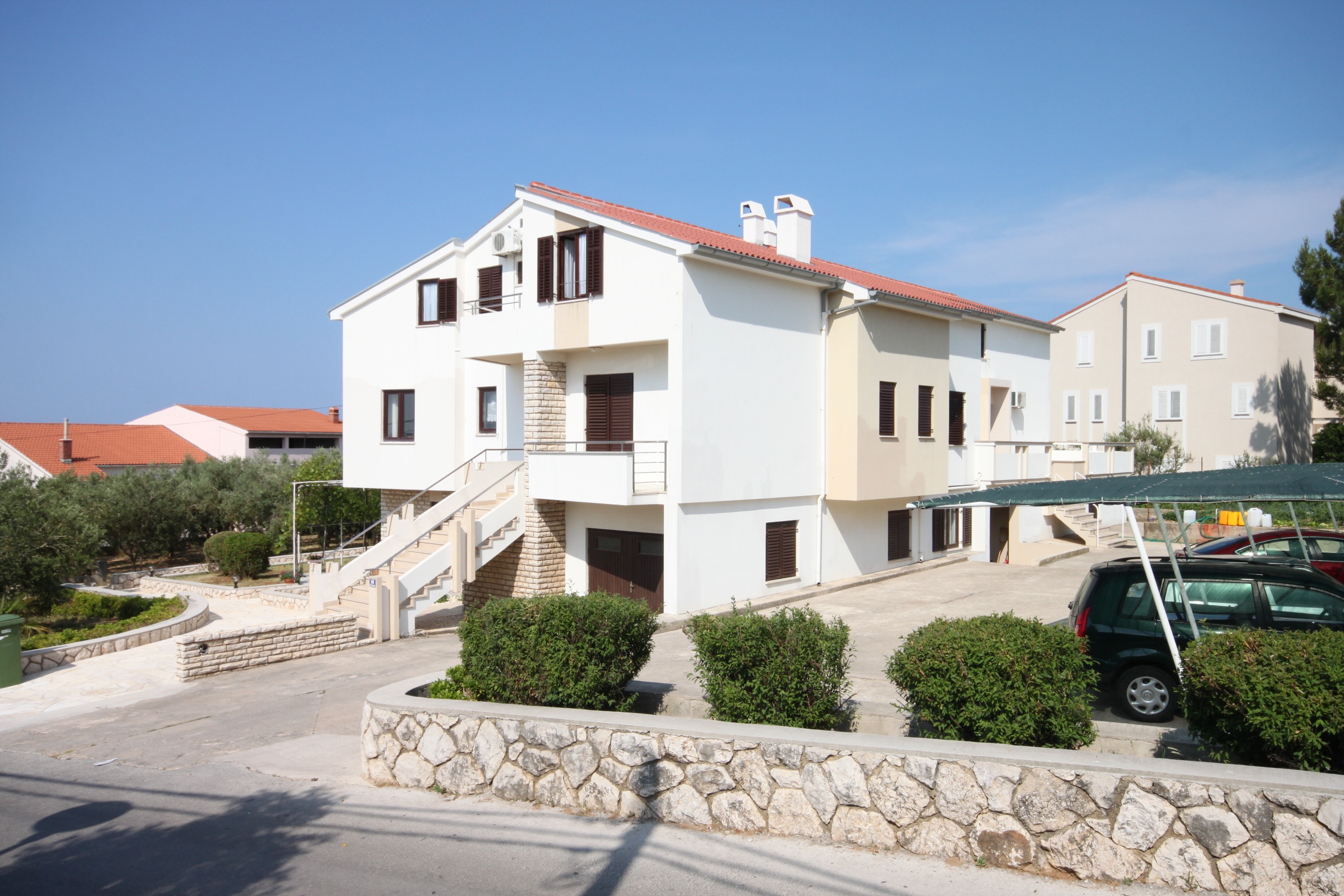 One bedroom apartment with terrace and sea view Novalja, Pag  A-e