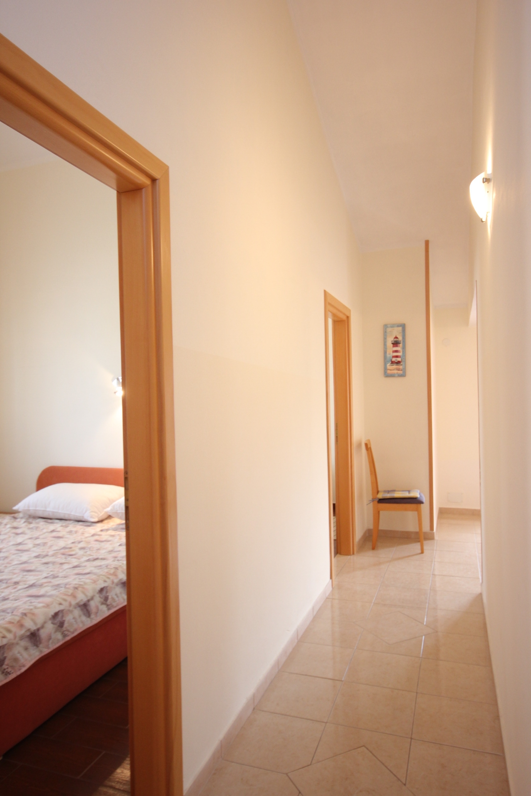 Two bedroom apartment with terrace and sea view Kraj, Pašman  A-c