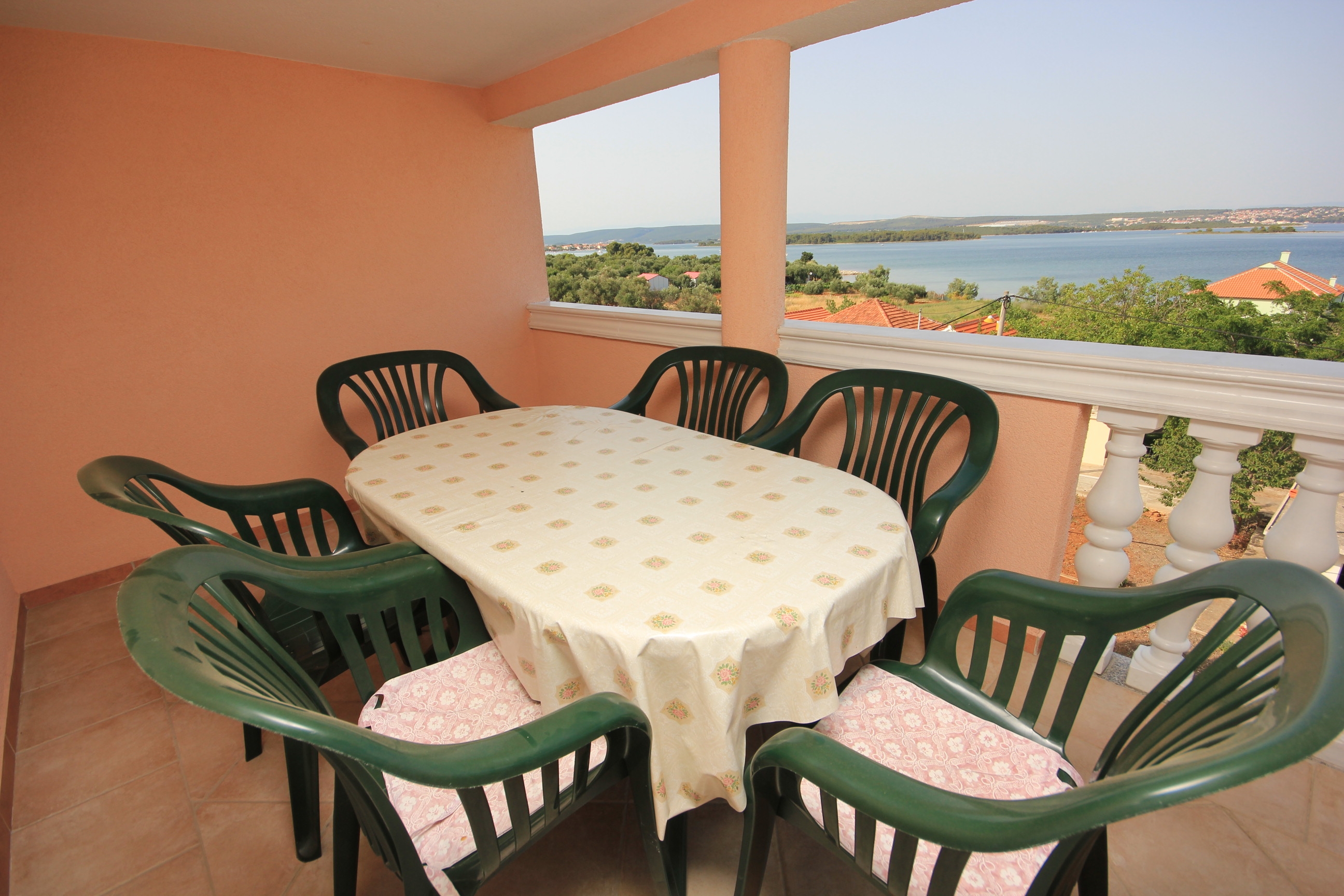 Two bedroom apartment with terrace and sea view Kraj, Pašman  A-c