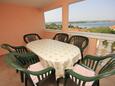 Kraj, Terrace in the apartment, with a sea view and WiFi.