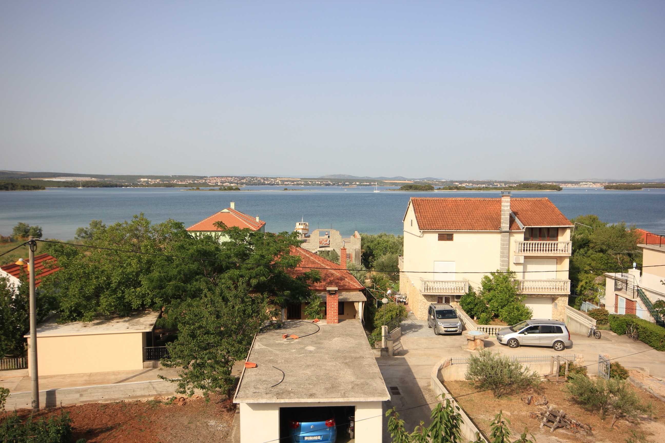 Two bedroom apartment with terrace and sea view Kraj, Pašman  A-c
