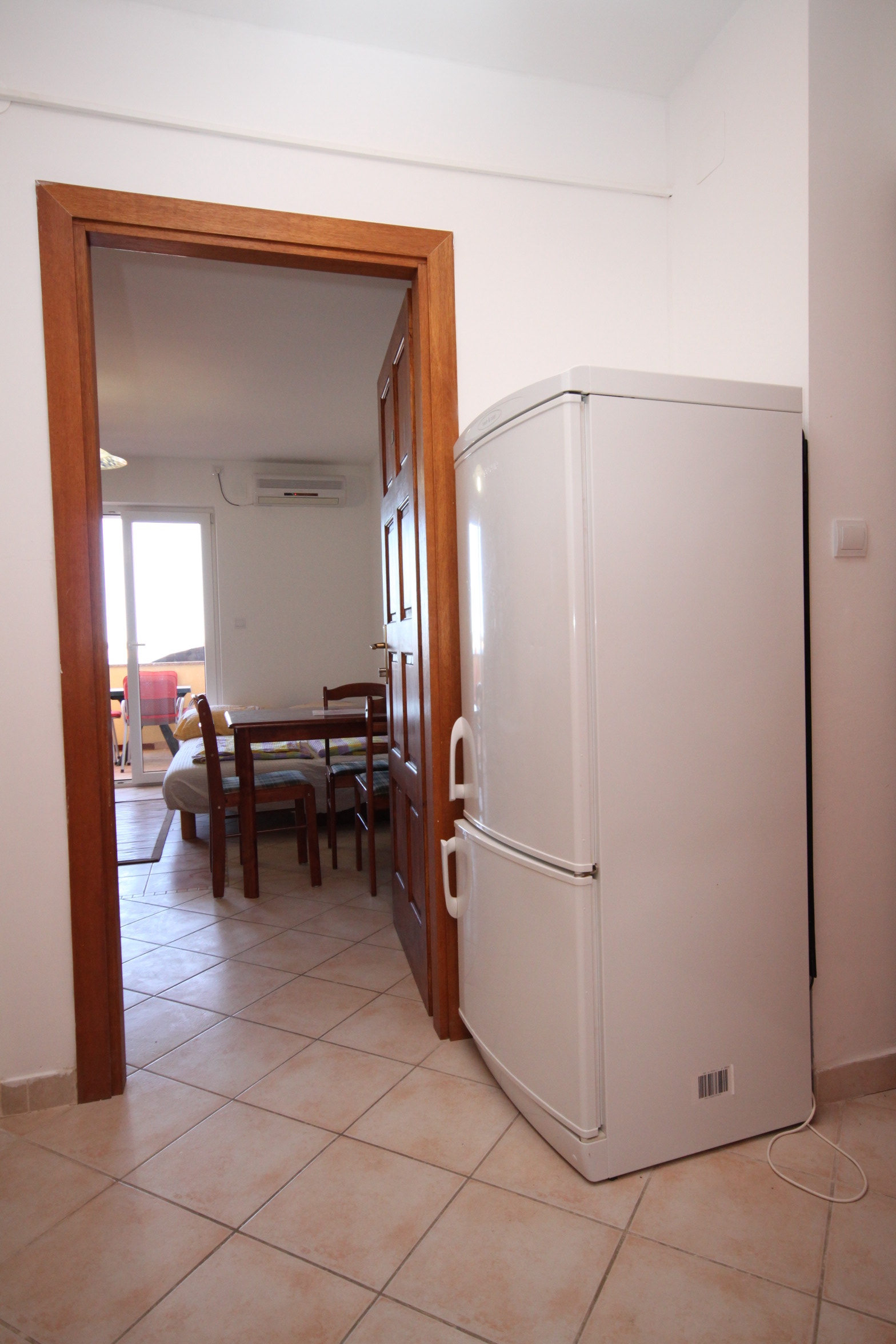One bedroom apartment with terrace and sea view Povljana, Pag  A-b