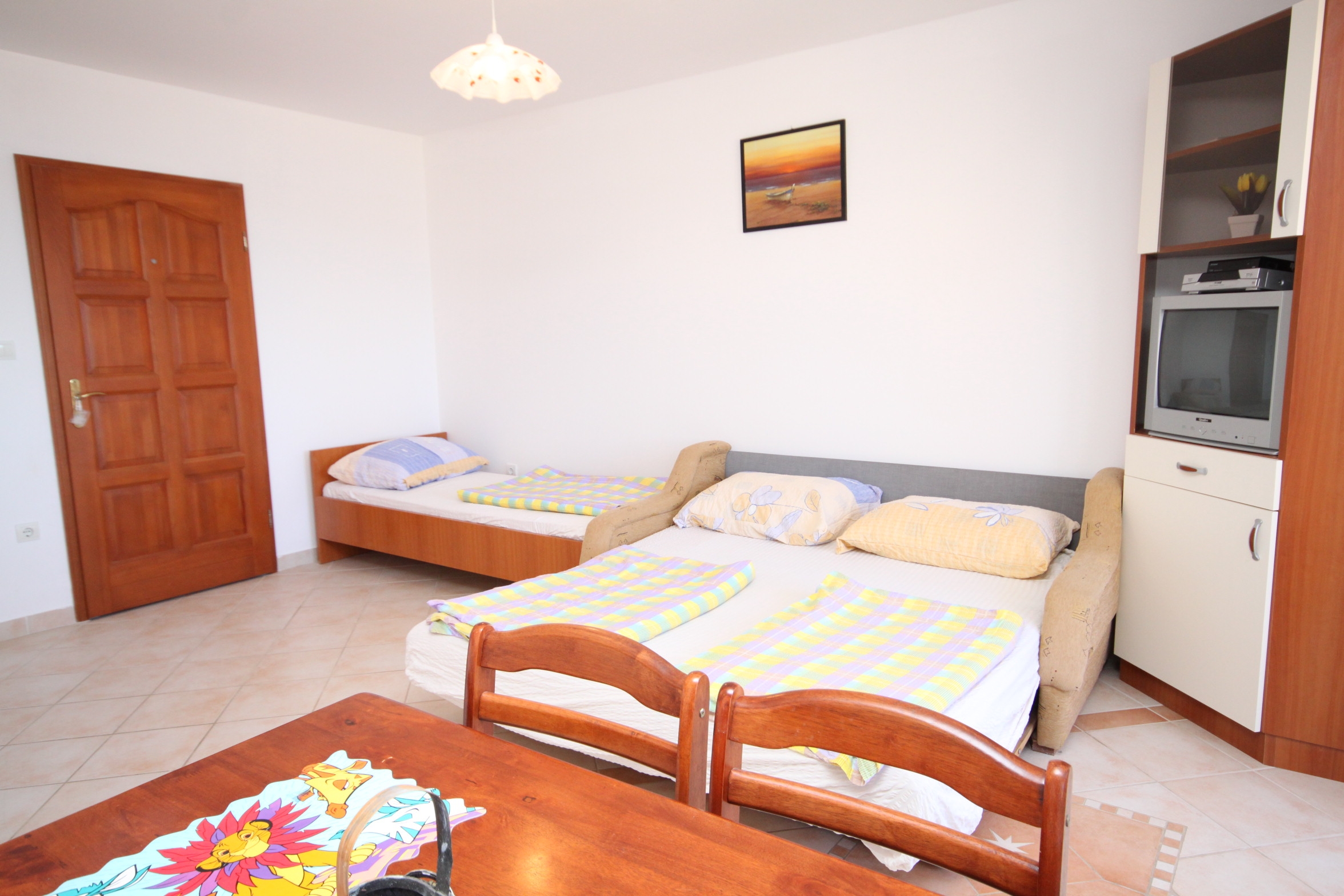 Studio S teraso in pogledom na morje Povljana, Pag  AS-c