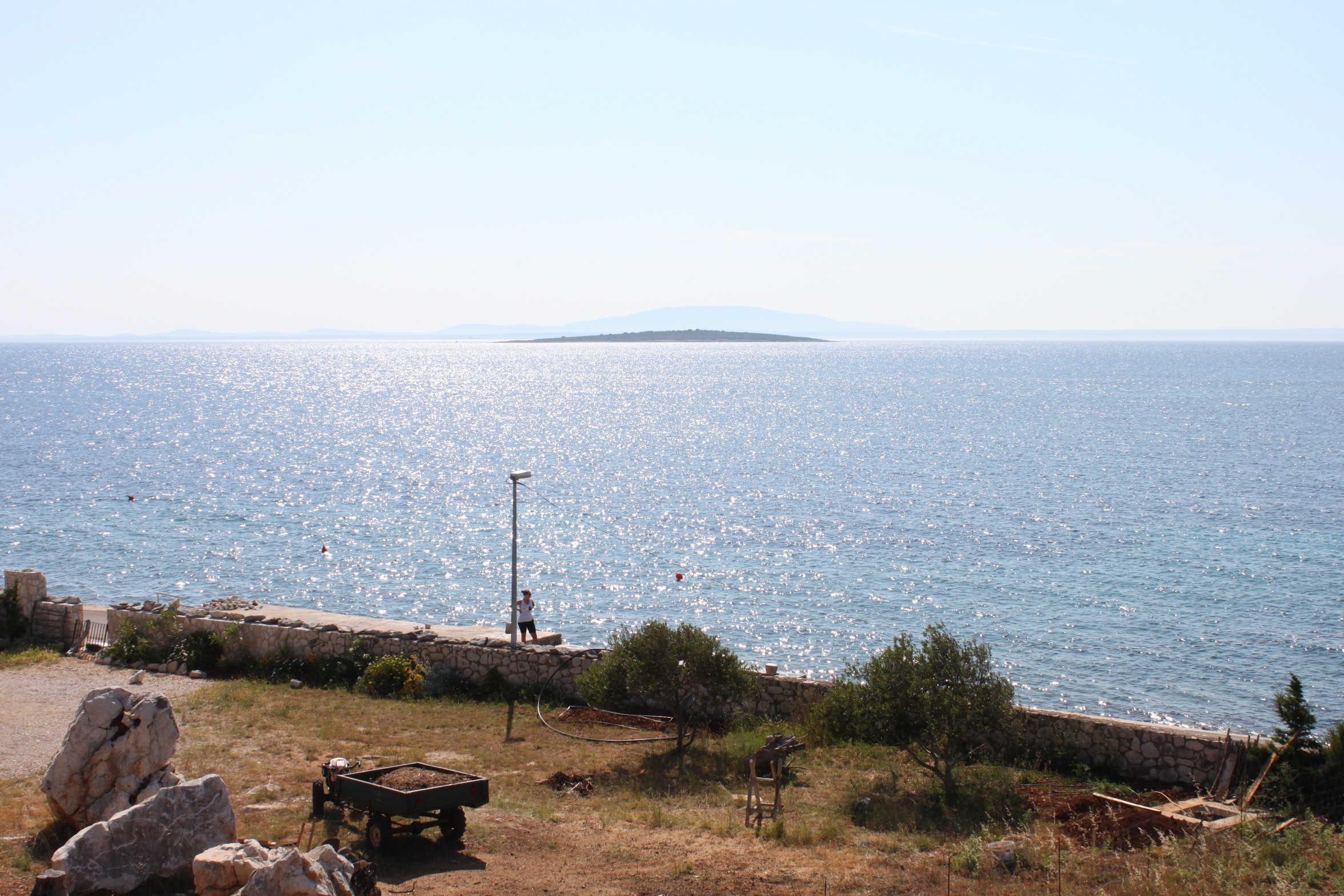 Jednosobni apartman uz plažu Lun, Pag  A-c